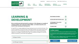 
                            6. Learning & development - Lloyds Banking Group plc