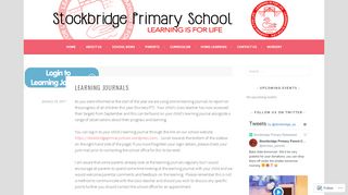 
                            6. Learning Journals – Stockbridge Primary School