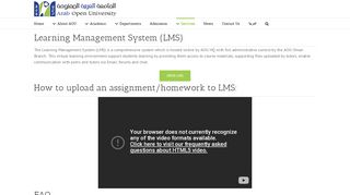 
                            6. Learning Management System (LMS) | Arab Open …