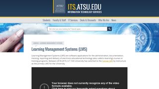 
                            3. Learning Management Systems (LMS) : Information ... - ATSU
