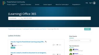 
                            3. (Learning) Office 365 - PowerSchool Community