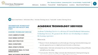 
                            9. Learning Technology Services | Central Piedmont