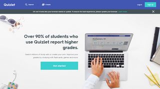 
                            1. Learning tools & flashcards, for free | Quizlet