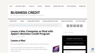 
                            6. Lease a Mac Computer or iPad with Apple’s Business Credit ...