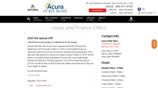 
                            7. Lease and Finance Offers | Acura of Bay Shore