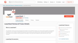 
                            2. LeaseHawk Reviews 2019: Details, Pricing, & Features | G2