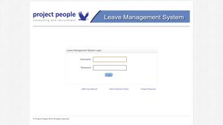 
                            4. Leave Management System :: Login