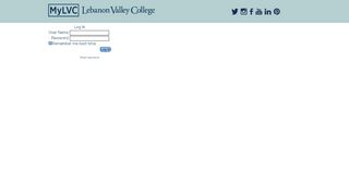 
                            1. Lebanon Valley College Login - MyLVC