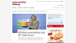 
                            3. Lebensmittel Zeitung - Nachrichten aus Handel und ...