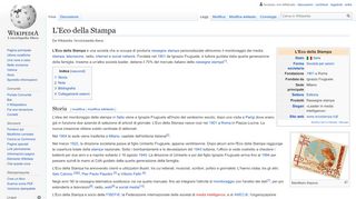 
                            9. L'Eco della Stampa - Wikipedia