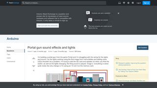 
                            1. led - Portal gun sound effects and lights - Arduino Stack Exchange