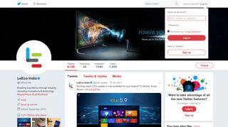 
                            6. LeEco India (@LeEcoIndia) | Twitter