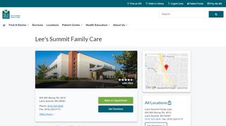 
                            3. Lee's Summit Family Care | Doctor Near Me - HCA Midwest Physicians