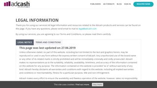 
                            7. Legal - Adcash Performance DSP+ | Adcash.com