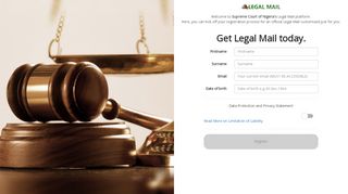 
                            7. Legal Mail | Sign Up