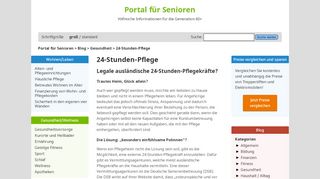 
                            7. Legale ausländische 24-Stunden-Pflegekräfte? › Portal für Senioren