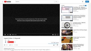 
                            9. Legend Online -2- Wojownik - YouTube