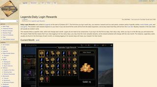 
                            9. Legends:Daily Login Rewards - The Unofficial Elder Scrolls Pages ...