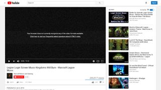 
                            1. Legion Login Screen Music Kingdoms Will Burn - Warcraft ...