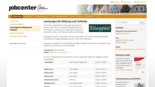 
                            4. Leistungen für Bildung und Teilhabe - Jobcenter Kreis Warendorf