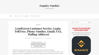 
                            4. LendGreen Customer Service, Login, Toll Free, Phone Number ...