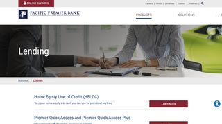 
                            8. Lending | Pacific Premier Bank