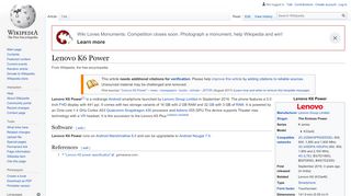 
                            6. Lenovo K6 Power - Wikipedia