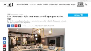 
                            9. Leo Horoscope: Style your home according to your zodiac sign