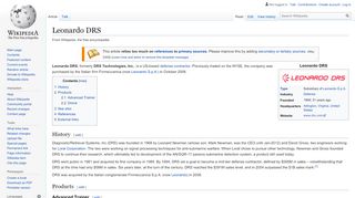 
                            9. Leonardo DRS - Wikipedia