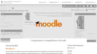 
                            2. Lernplattform Moodle - AVG Trier