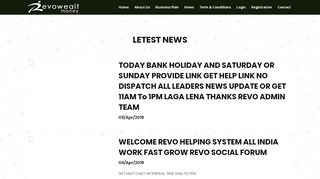 
                            4. Letest News - Revowealthmoney