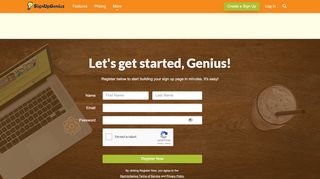 
                            11. Let's get started, Genius! - signupgenius.com