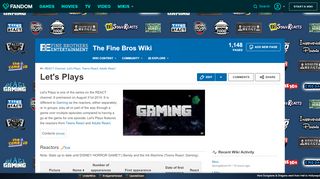 
                            4. Let's Plays | The fine bros Wiki | FANDOM powered by Wikia