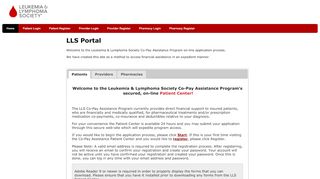 
                            1. Leukemia & Lymphoma Society - LLS Portal