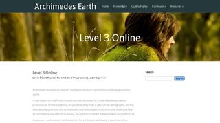 
                            6. Level 3 Online - Archimedes Earth