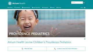 
                            6. Levine Children's Providence Pediatrics | Ballantyne, NC | Charlotte ...