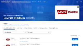 
                            9. Levi's® Stadium - Santa Clara | Tickets, Schedule, Seating ...