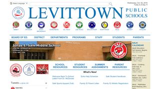 
                            3. Levittown Public Schools: Jonas E. Salk Middle School