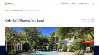 
                            8. Lewisville, TX Luxury Apartments | Colonial Village at Oak Bend