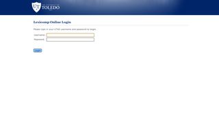 
                            6. Lexicomp Online Login - utoledo.edu