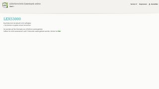 
                            9. LEXinform/Info-Datenbank online - apps.datev.de