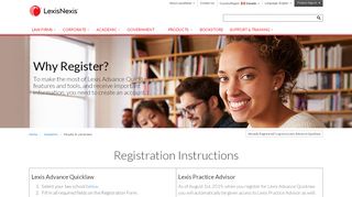 
                            4. Lexis Advance Quicklaw | University Registration - LexisNexis