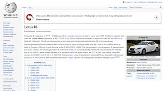 
                            2. Lexus IS - Wikipedia