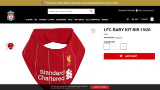 
                            6. LFC Baby Kit Bib 19/20 | Liverpool FC Official Store