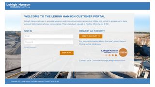 
                            2. LH Portal | Sign In - Lehigh Hanson