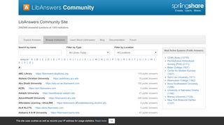 
                            7. LibAnswers Community Page