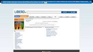 
                            7. Libero Community I siti personali di Persone e Incontri - Community e ...