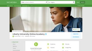 
                            8. Liberty University Online Academy - Niche