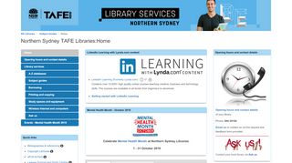 
                            5. Libraries - TAFE NSW - Northern Sydney