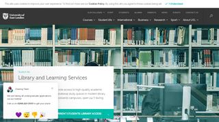 
                            3. Library and Learning Services - University of East London ...